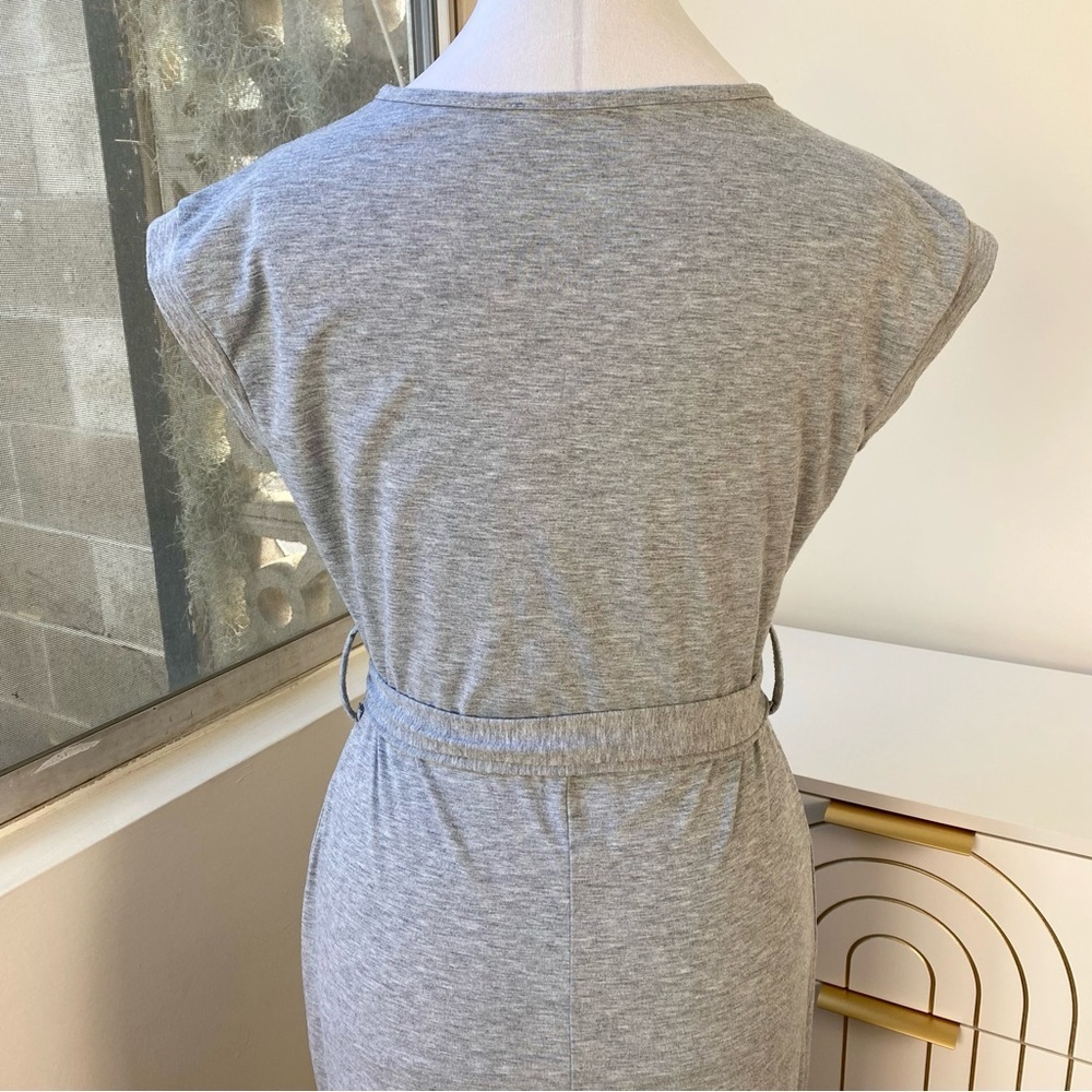 Heather Grey Paris Tulip Midi Dress, Size S - Picture 5 of 7